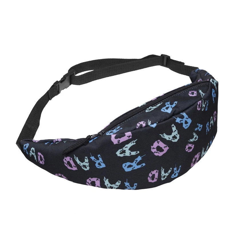 Colorful Waist Pack For Men Fanny Pack Style Bum Bag RAD letters Women