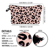 Leopard Makeup Bag Water Resistant Cosmetic Organizer for Women