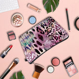 Leopard Makeup Bag Water Resistant Organizer Women Beauty Bag