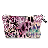 Leopard Makeup Bag Water Resistant Organizer Women Beauty Bag