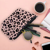 Leopard Makeup Bag Water Resistant Cosmetic Organizer for Women
