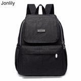 Women High Nylon Backpack Travel Shoulder Bag Female Daypack Casual Rucksack