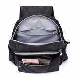 Women High Nylon Backpack Travel Shoulder Bag Female Daypack Casual Rucksack