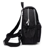 Women High Nylon Backpack Travel Shoulder Bag Female Daypack Casual Rucksack