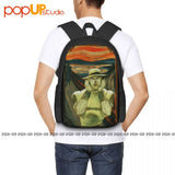 Joseph Joestar Jojos Bizarre Adventure The Scream Parody Anime Backpack