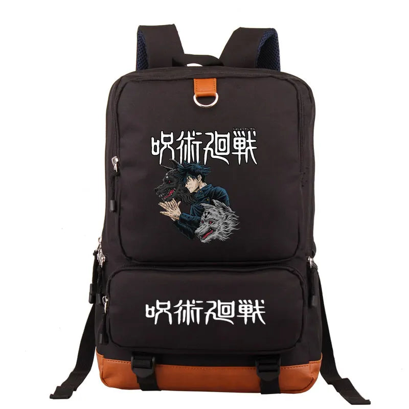 Jujutsu Kaisen Anime Backpack Big High School Bags