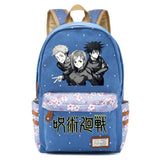 Jujutsu Kaisen Canvas Backpack Teen Schoolbag Casual Pack