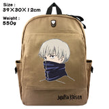 Jujutsu Kaisen Canvas Rucksack Backpack Student Schoolbag Bag Travel