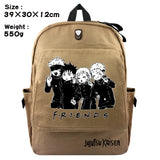 Jujutsu Kaisen Canvas Rucksack Backpack Student Schoolbag Bag Travel