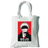 Jujutsu Kaisen Anime Canvas Bag Harajuku Women Shoulder Bag