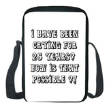 Julie & The Phantoms Messenger Bag 3D Printing Student Shoulder Backpack