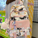 Girls Camouflage Backpack for Junior School with Medium Capacity