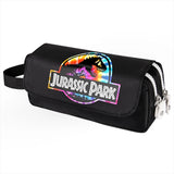 Jurassic Park Tie Dye Print Pencil Case Large Capacity Stationery Box