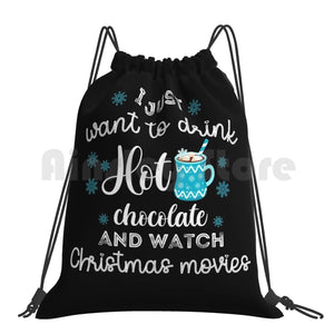 Holiday Movie & Chocolate Backpack Bag