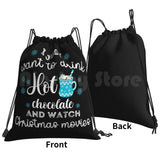 Holiday Movie & Chocolate Backpack Bag