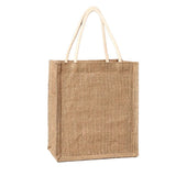 Jute Tote Bag Large Capacity Travel Organizer