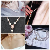 DIY Needlework Sweater Chains Adjustable Length Accessory