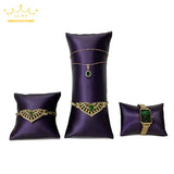 Watch Bracelet Display Stand Storage Pillow Brushed Pu Leather