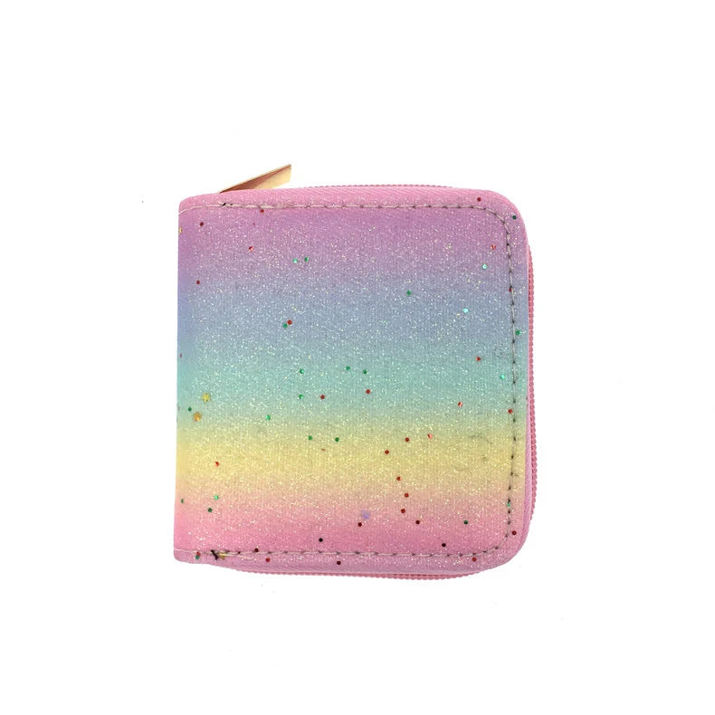 Glitter Mermaid Short Wallet Clutch Purse Mini Wallet Lady