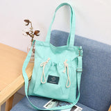 Canvas Crossbody Bag Eco Reusable Tote Bag Student Bag