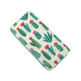 Summer Cactus Long Wallet Vegan Leather Clutch Bag for Women