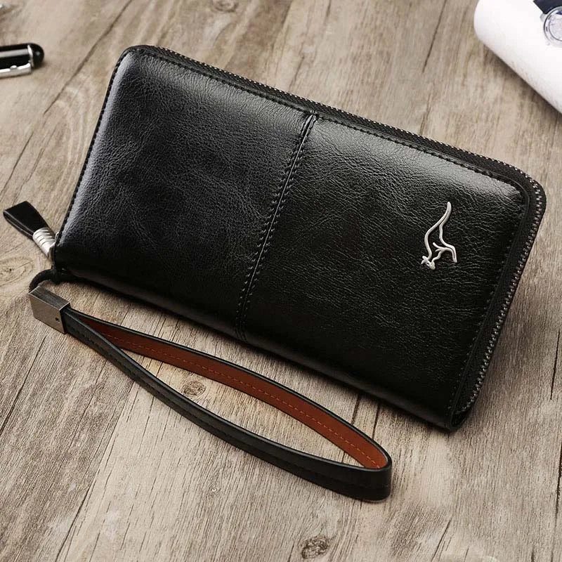 Men Wallets Long Clutch Purse Phone Wallet