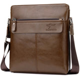 KANGAROO Leather Men Shoulder Messenger Bag Briefcase