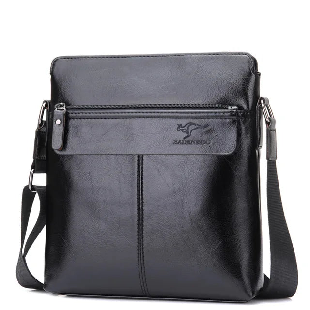 KANGAROO Leather Men Shoulder Messenger Bag Briefcase