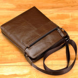 KANGAROO Leather Men Shoulder Messenger Bag Briefcase