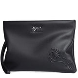 KANGAROO Men Clutch Bag Leather Long Purse Password Money Bag Business