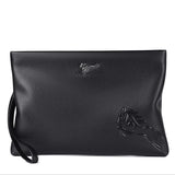 KANGAROO Men Clutch Bag Leather Long Purse Password Money Bag Business