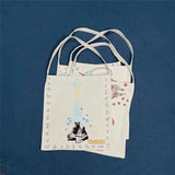 KAPITAL Bag Men Women Vintage Travel Canvas Oil Painting Couple Hand