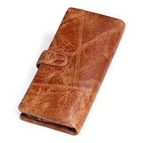 Men Leather Wallets Casual Male Wallet Clutch Bag Long Wallet
