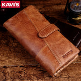 Men Leather Wallets Casual Male Wallet Clutch Bag Long Wallet