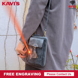 Engraved Mini Crossbody Shoulder Bag Women Cell Phone Pocket Lady Purse Clutch