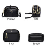 Fashionable Multi-Layer Leather Messenger Bag