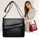 Soft Leather Women Shoulder Crossbody Bag Sac A Main