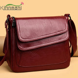 Soft Leather Women Shoulder Crossbody Bag Sac A Main