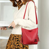 Women Leather Handbag Crossbody Shoulder Bag Small