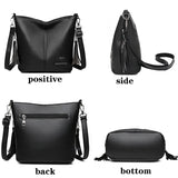 Women Leather Handbag Crossbody Shoulder Bag Small