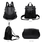 Anti-theft Women Backpack Large Capacity School Bag for Girls