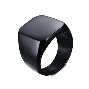 KOtik 18mm Stainless Steel Big Rings for Men Rock Punk Biker