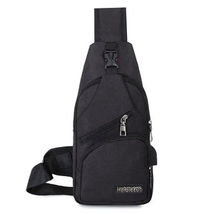 USB Rechargeable Chest Bag for Outdoors