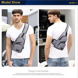 USB Rechargeable Chest Bag for Outdoors