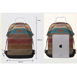 Canvas Patchwork Women Messenger Bag Multifunctional Tote Crossbody Large