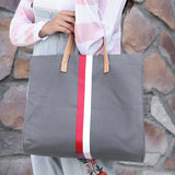 Canvas Shoulder Bag Women Stripe Crash Ladies HandBags Bolsas