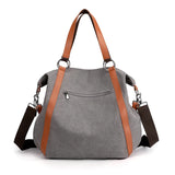 Canvas Women's Shoulder Bag Handbags Purse Vintage Crossbody bag Large Capacity