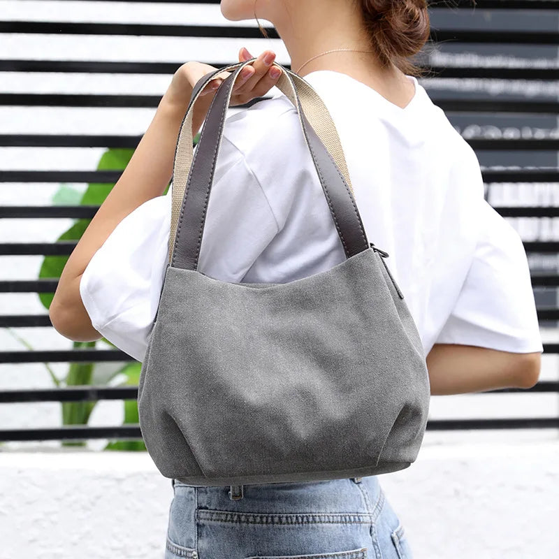 Vintage Women Hand Bag Top-handle Shoulder Bags