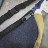 KVKY Waist Bag Unisex Canvas Belt Bag Casual Mobile Phone Chest Bags