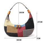 Cotton Canvas Shoulder Hand Bag for Summer Shopping